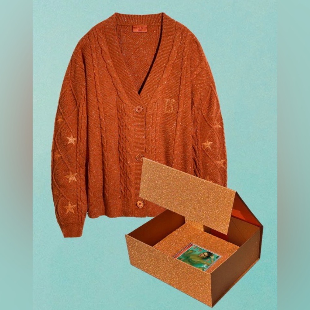 Taylor Swift The Life of a Showgirl Box Set - Box, CD, & XL/2XLCardigan